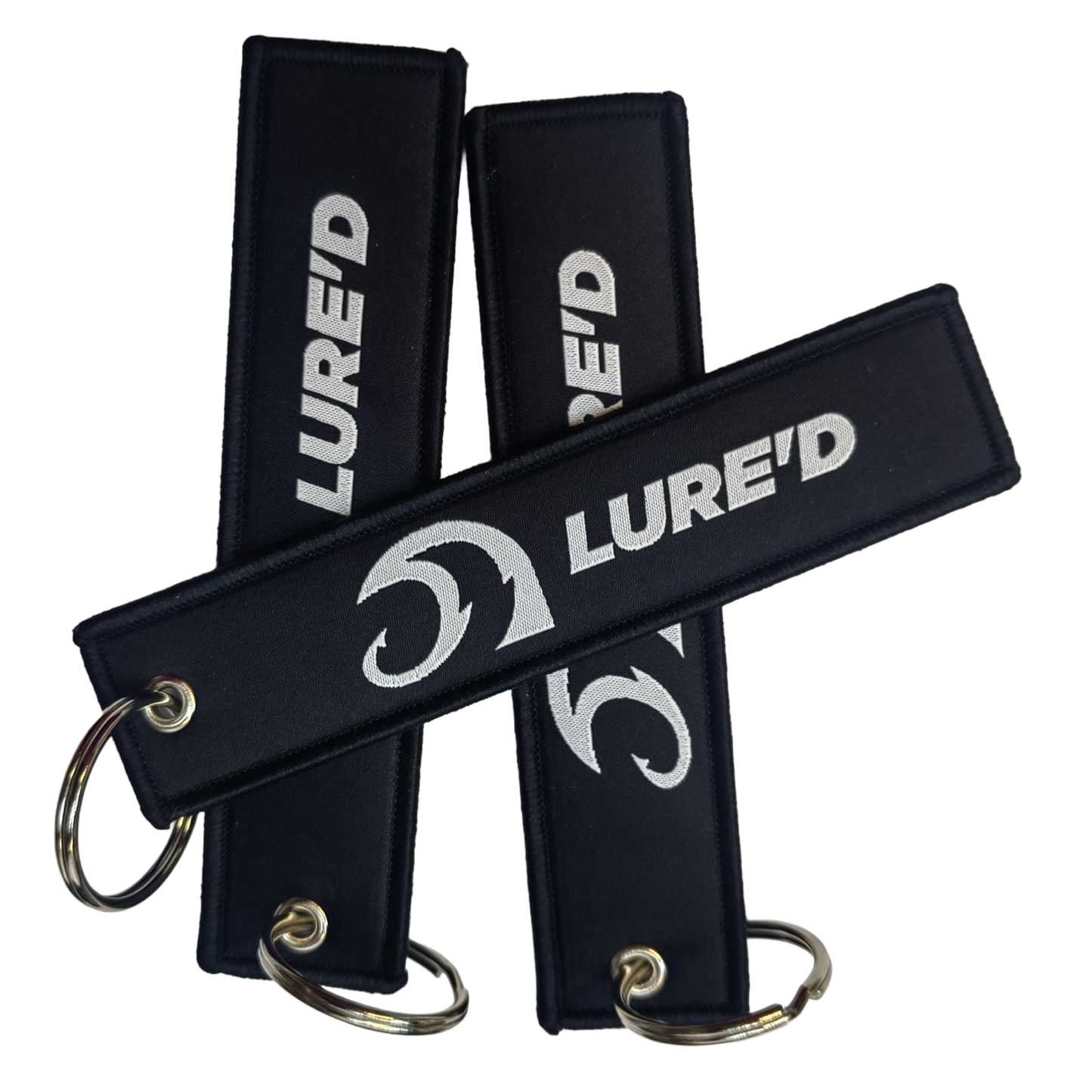 Lure'd fabric keychain